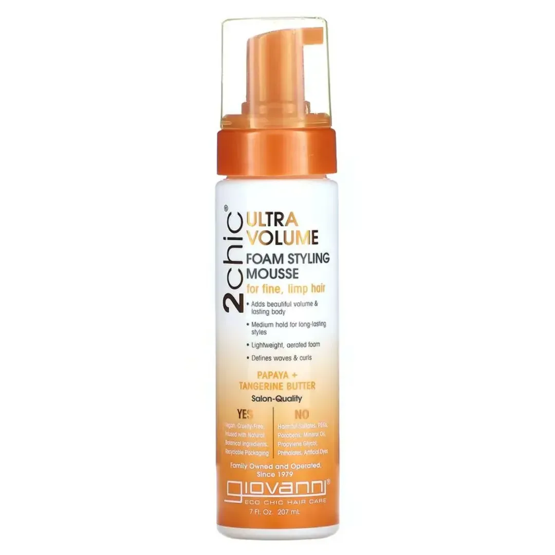 Пінка для укладки Giovanni, Ultra-Volume Foam Styling Mousse