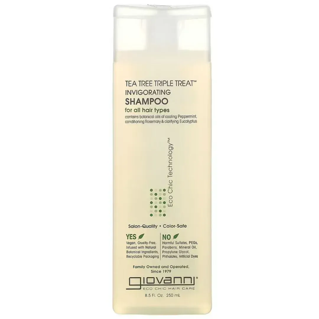 Шампунь для жирної шкіри Giovanni Tea Tree Triple Treat